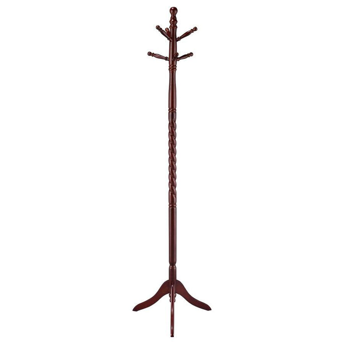 Riona - 2-Tier Coat Rack - Merlot - Simple Home Plus