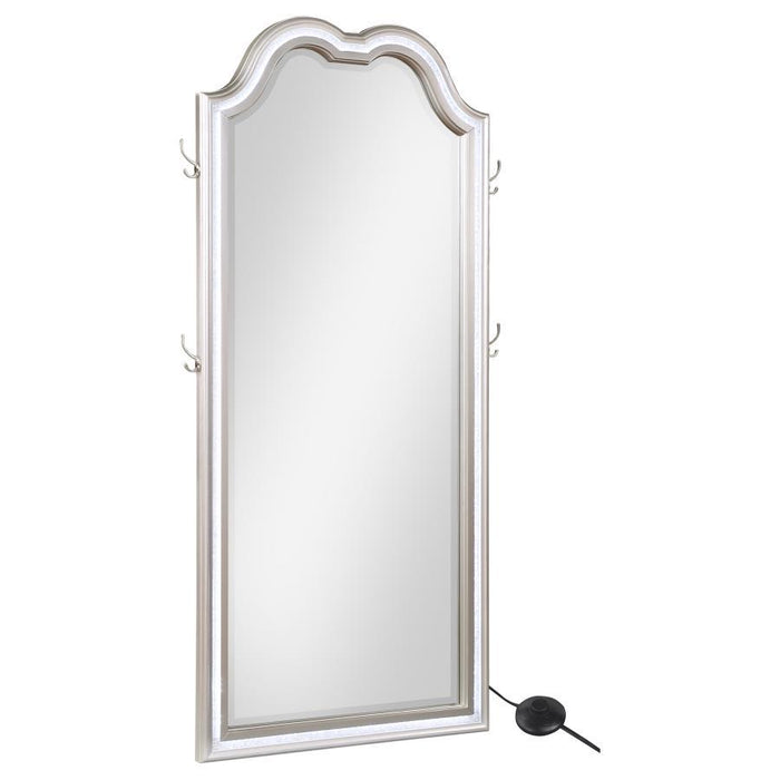 Evangeline - Full Length LED Floor Mirror - Silver Oak - Simple Home Plus