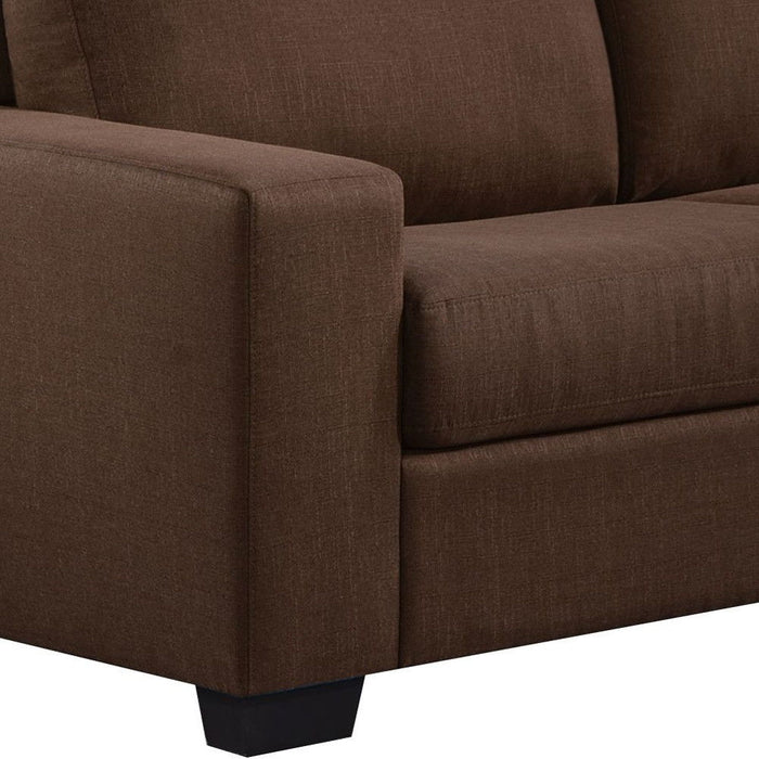 Black Legs Sofa - Brown