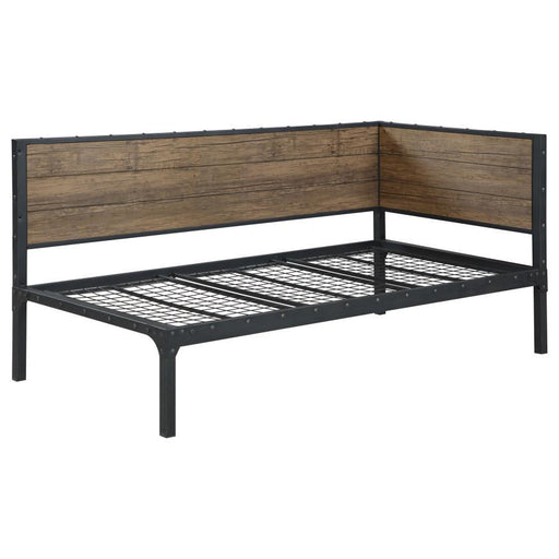 Getler - Daybed - Weathered Chestnut And Black - Simple Home Plus