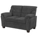 Clemintine - Upholstered Loveseat with Nailhead Trim - Simple Home Plus