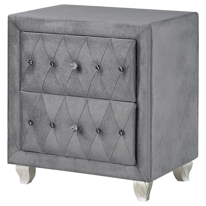 Deanna - 2-drawer Rectangular Nightstand - Simple Home Plus