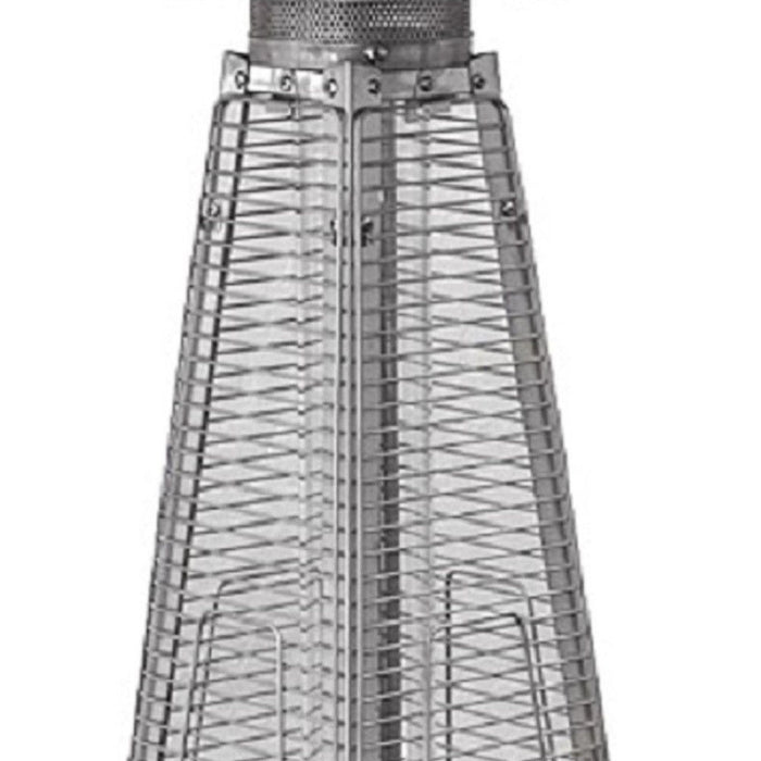 9500 Btu Steel Propane Triangular Pyramid Tabletop Patio Heater - Bronze