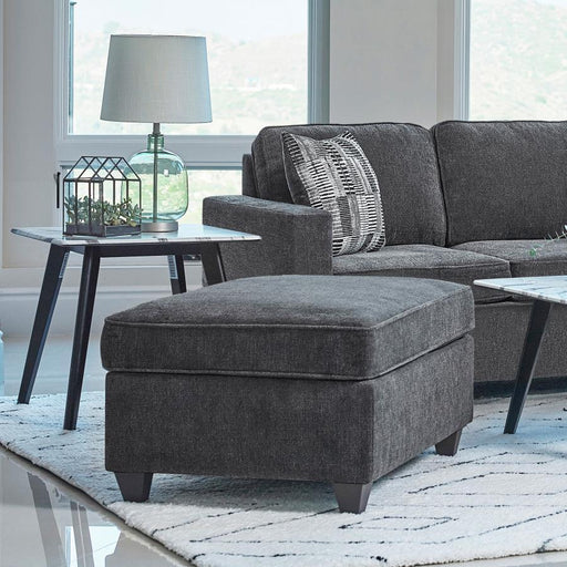 Mccord - Upholstered Ottoman - Dark Gray - Simple Home Plus