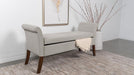 Farrah - Upholstered Rolled Arms Storage Bench - Simple Home Plus