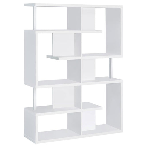 Hoover - 5-tier Geometric Design Bookcase - Simple Home Plus