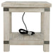 Carynhurst - White Wash Gray - Rectangular End Table - Simple Home Plus