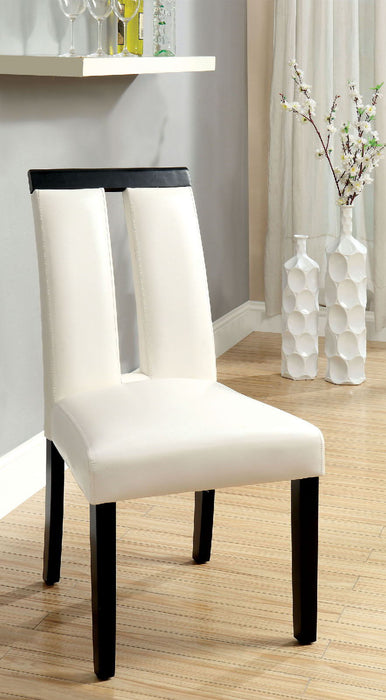 Luminar - Side Chair (Set of 2) - Black / White - Simple Home Plus