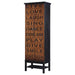 Lovegood - 2-Door Accent Cabinet - Rich Brown And Black - Simple Home Plus