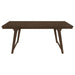 Reynolds - Rectangular Dining Table - Brown Oak - Simple Home Plus