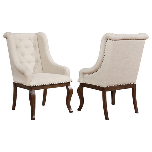 Brockway - Cove Tufted Arm Chairs (Set of 2) - Simple Home Plus