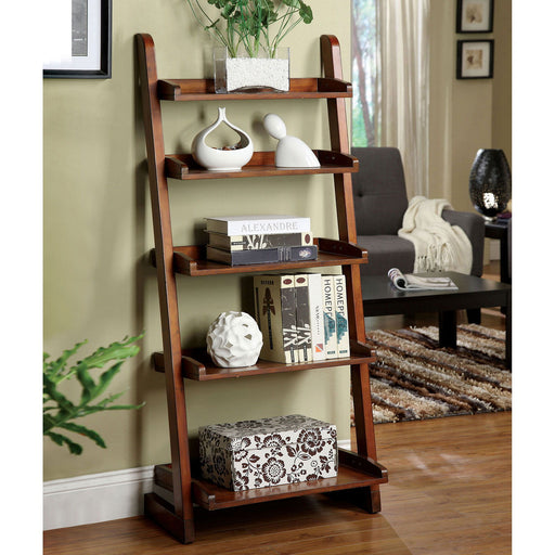 Lugo - Ladder Shelf - Antique Oak - Simple Home Plus