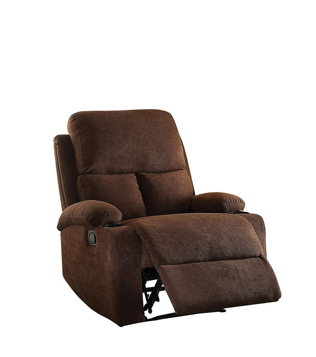 Linen Recliner - Chocolate