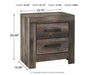 Wynnlow - Gray - Two Drawer Night Stand - Simple Home Plus