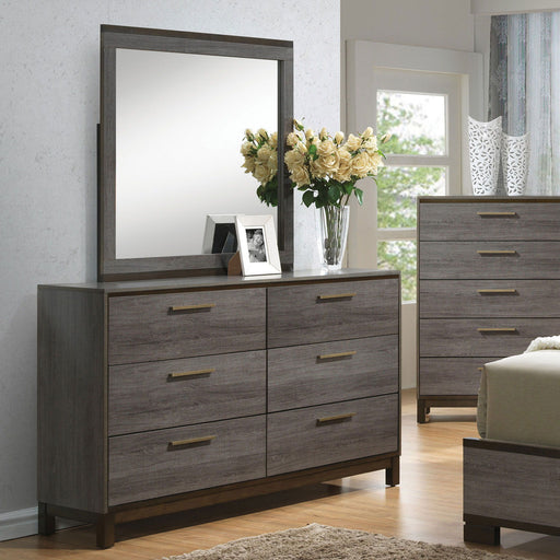 Manvel - Dresser - Two-Tone Antique Gray - Simple Home Plus