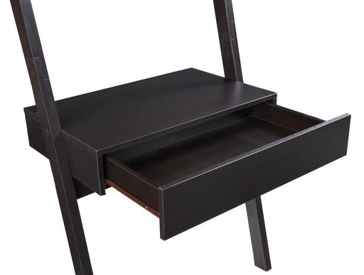 Colella - 3 Piece 1-Drawer Ladder Desk Set - Cappuccino - Simple Home Plus