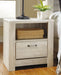 Bellaby - Whitewash - One Drawer Night Stand - Simple Home Plus