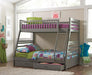 Ashton - 2-drawer Bunk Bed - Simple Home Plus