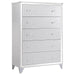 Larue - 5-Drawer Chest - Silver - Simple Home Plus