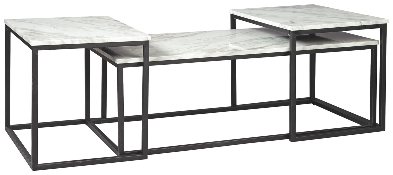 Donnesta - Gray / Black - Occasional Table Set (Set of 3) - Simple Home Plus