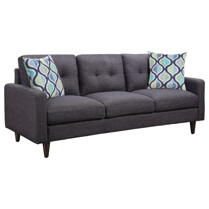 Watsonville - Tufted Back Sofa - Gray - Simple Home Plus