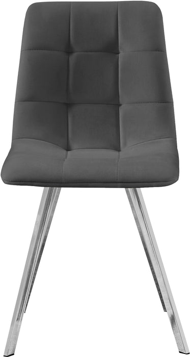 Annie - Dining Chair with Chrome Legs (Set of 2)