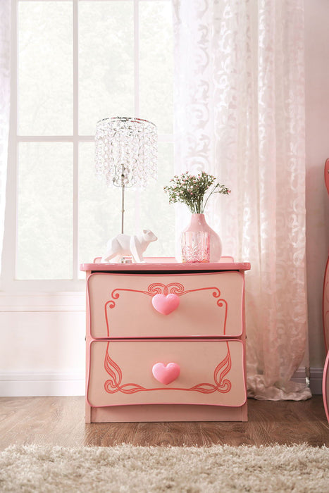 Rheanna - Nightstand - Pink - Simple Home Plus