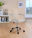 Amaturo - Office Chair With Casters - Clear And Chrome - Simple Home Plus