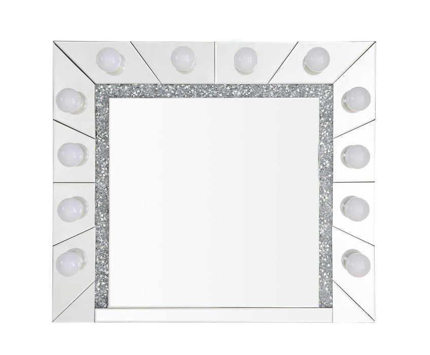 28" Lighted Accent Mirror - Silver