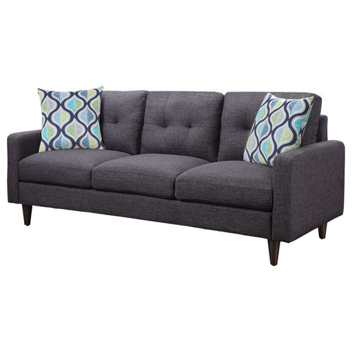 Watsonville - Tufted Back Sofa - Gray - Simple Home Plus