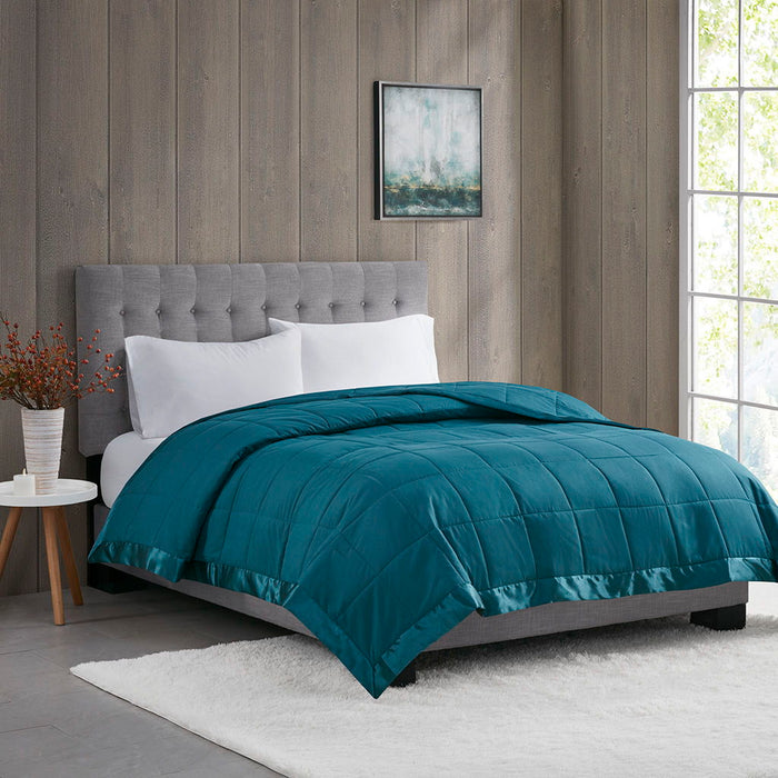 Windom - All Season Hypoallergenic Blanket With 3M Scotchgard - Teal