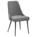 Alan - Upholstered Dining Chairs (Set of 2) - Gray - Simple Home Plus