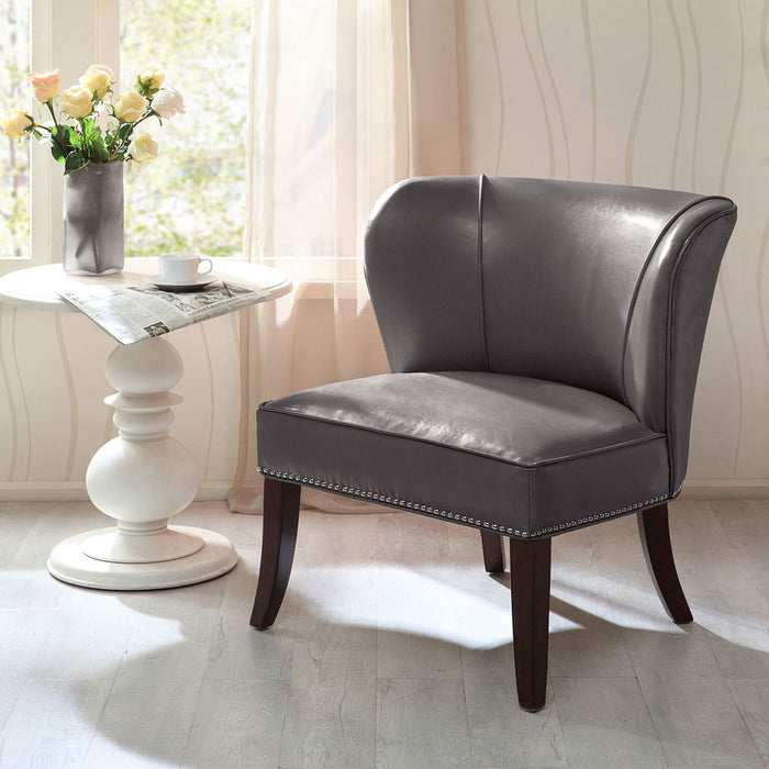 Hilton - Armless Accent Chair - Grey