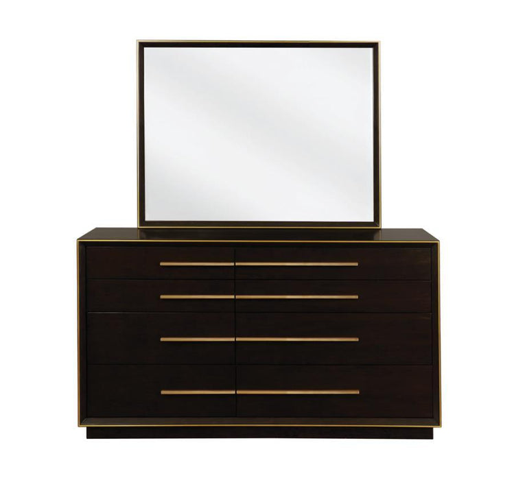 Durango - Dresser Mirror - Smoked Peppercorn - Simple Home Plus
