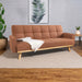 Kourtney - Upholstered Track Arms Covertible Sofa Bed - Simple Home Plus