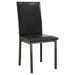 Garza - Upholstered Dining Chairs (Set of 2) - Black - Simple Home Plus