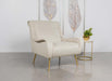 Ricci - Upholstered Saddle Arms Accent Chair - Simple Home Plus