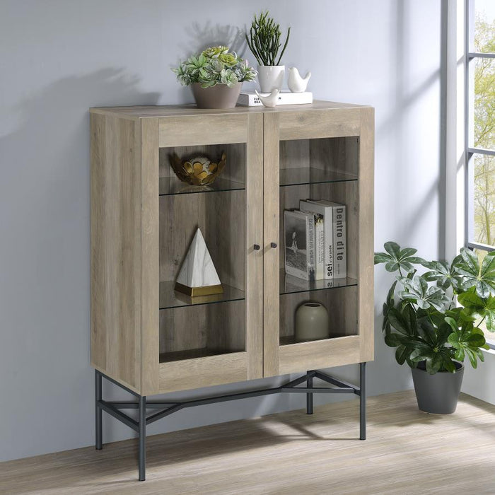 Bonilla - Accent Cabinet With Trestle Base - Simple Home Plus