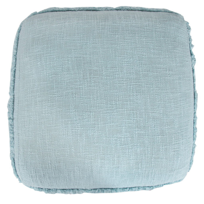 Cotton Ottoman - Light Blue