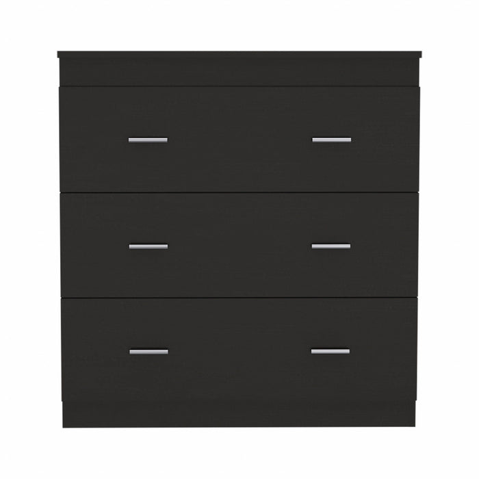 Wengue Three Drawer Dresser - Black