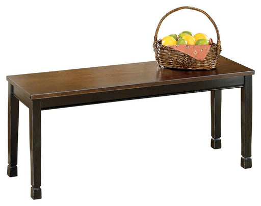 Owingsville - Black / Brown - Large Dining Room Bench - Simple Home Plus