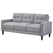 Bowen - Upholstered Track Arms Tufted Sofa - Simple Home Plus