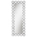 Aghes - Rectangular Wall Mirror With LED Lighting Mirror - Silver - Simple Home Plus