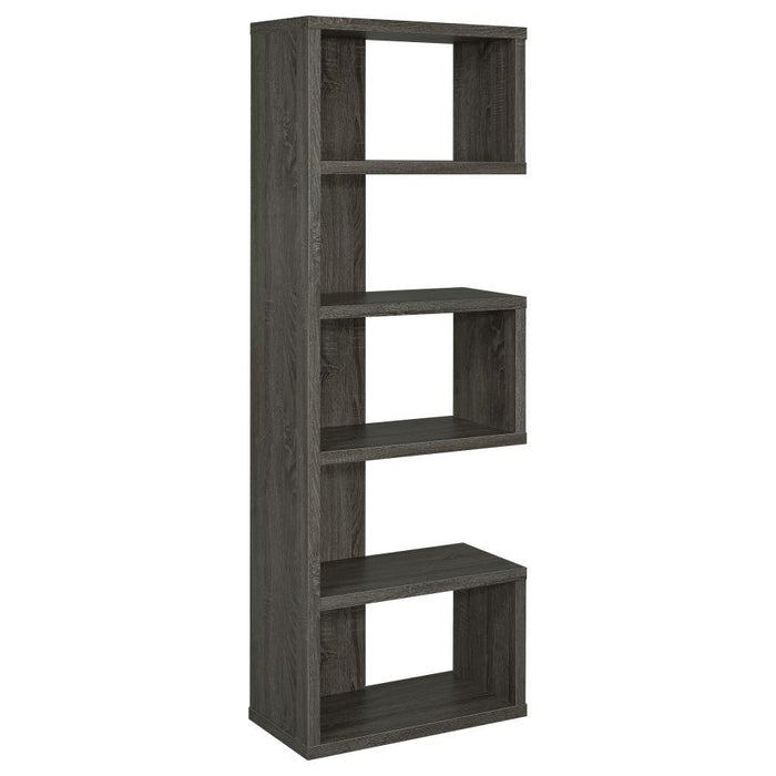 Joey - 5-tier Alternating Boxes Design Bookcase - Simple Home Plus