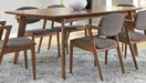 Malone - Rectangular Dining Table - Dark Walnut - Simple Home Plus