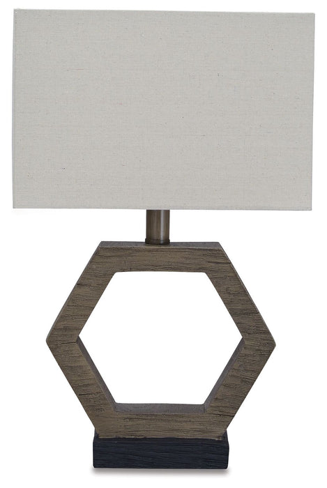 Marilu - Gray Dark - Poly Table Lamp - Simple Home Plus