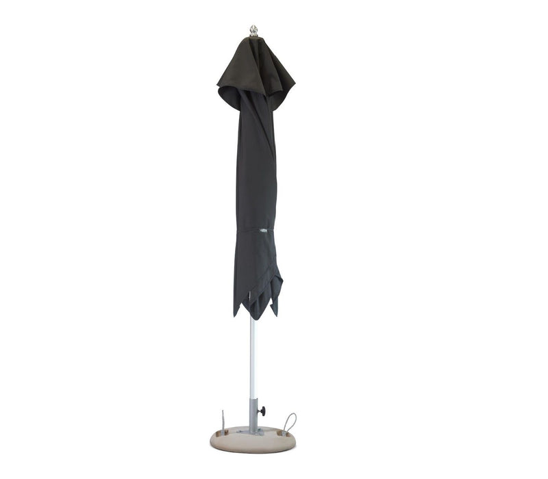 Polyester Round, Market Patio Umbrella - Black