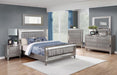 Leighton - Kids & Teens Panel Bed with Mirrored Accents - Simple Home Plus