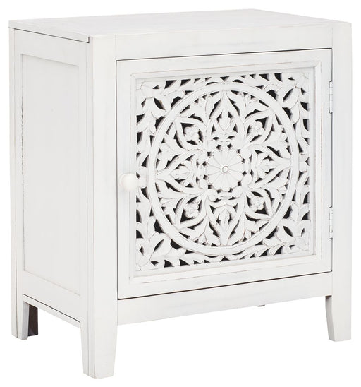 Fossil - White - Accent Cabinet - Simple Home Plus