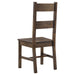 Coleman - Dining Side Chairs (Set of 2) - Rustic Golden Brown - Simple Home Plus